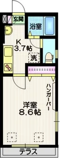東京都大田区北馬込1【マンション】の間取り