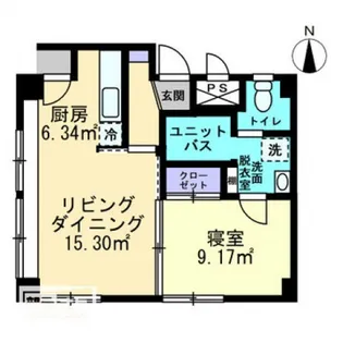 第二新和ビル【5階】の間取り