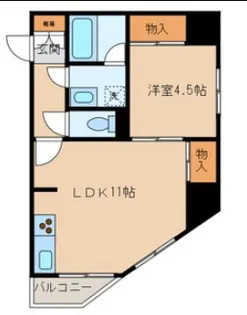アルテール東日本橋(ARTERE東日本橋)【8階】の間取り