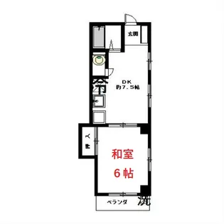 KNマンション【3階】の間取り