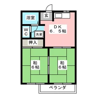 ファミーユカタセ A【1階】の間取り