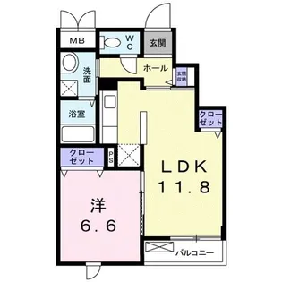 フェリス【3階】の間取り