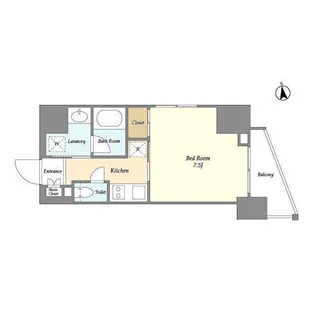 エスタート三田【6階】の間取り