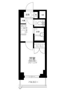 エクセリア新宿第3【8階】の間取り