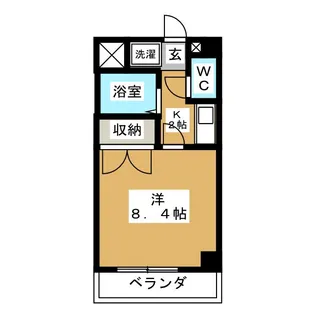 リエス金山【2階】の間取り