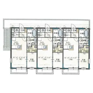 アメロンシェB【2階】の間取り