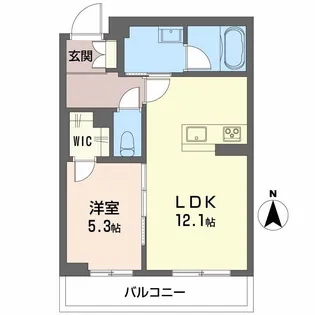 ティターニア【2階】の間取り