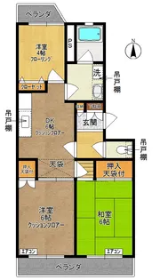 ハイツ清和【2階】の間取り