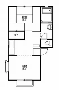 フローラルハイツ【2階】の間取り