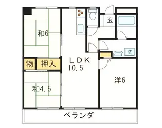 テイアイ NO.3【4階】の間取り