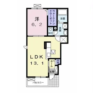 フィールドヒルズC【1階】の間取り
