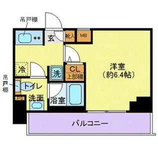 プレール・ドゥーク豊洲スクエア【6階】の間取り