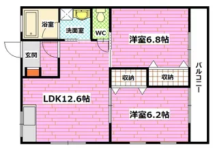 アネシスII【2階】の間取り
