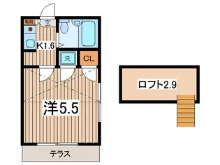 さざ波ハウス【1階】の間取り