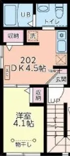 REAL門仲【2階】の間取り