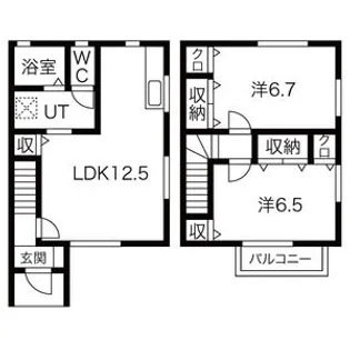 クオーレC棟【1階】の間取り