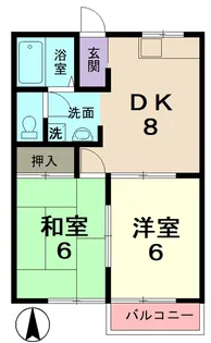 サンクレスト619【2階】の間取り