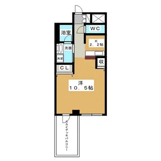 御幸レジデンス丸の内【8階】の間取り