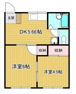 グレーハウスI【1階】の間取り