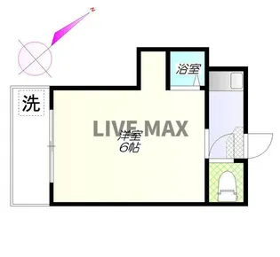 ソリューション門前仲町【3階】の間取り