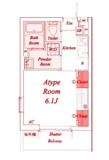 リブリ・MKB【3階】の間取り