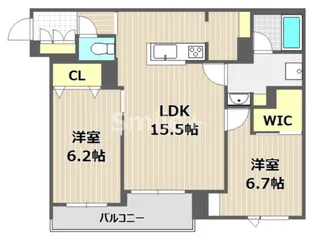 Grace北長瀬(グレイス北長瀬)【2階】の間取り