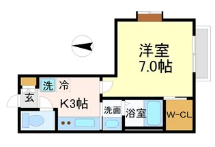 ラエスペランサ【1階】の間取り