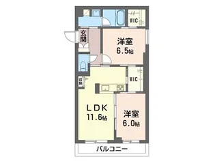 グリーンセントシャーメゾン【4階】の間取り