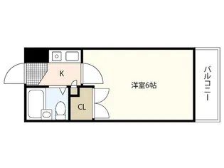 メゾン江波【2階】の間取り