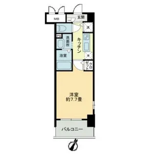 フェリース横濱【6階】の間取り