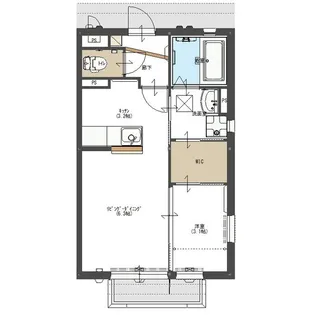 フィカーサ宝積寺B【2階】の間取り