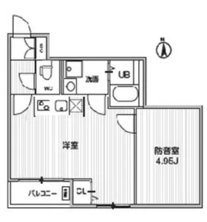 T’s Cuore MUSE 落合【2階】の間取り