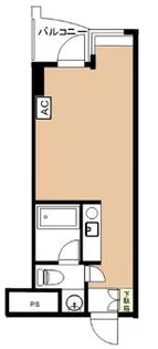 グレース成城【2階】の間取り