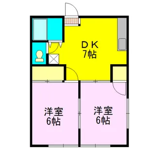 藤ハイツ(鈴木)【1階】の間取り
