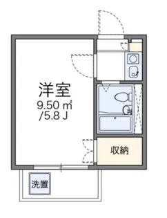 レオパレス西新井第1【2階】の間取り