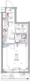クレヴィスタ高田馬場【2階】の間取り
