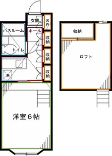 パティオ・ヴィラ【2階】の間取り