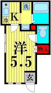 グランリヴェール【1階】の間取り