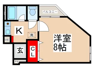 ウィスラーヴィレッジ【1階】の間取り