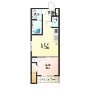 FDS BIJOU SUITES【1階】の間取り