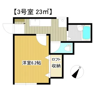 カマラード台原【1階】の間取り