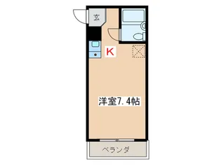 オ-バン・パレ【2階】の間取り