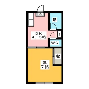 グリーンハイツ【2階】の間取り