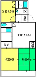 メゾン・松本【2階】の間取り