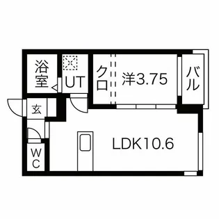QRESTIA森林公園【2階】の間取り