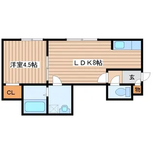 アビタ琴似【3階】の間取り