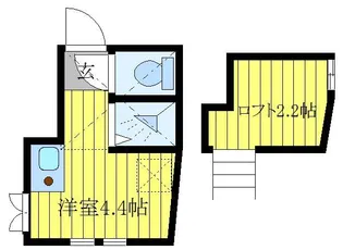 アーバンプレイス護国寺A【2階】の間取り