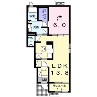 ヌーベル【1階】の間取り