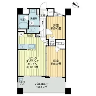 ライオンズ板橋氷川町レジデンス【2階】の間取り