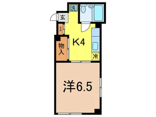 ハイム大岡山【1階】の間取り